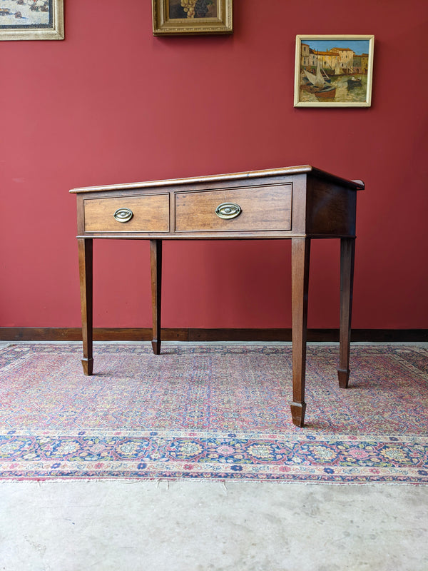 Antique Mahogany Hall Table / Small Ladies Desk / Console Table