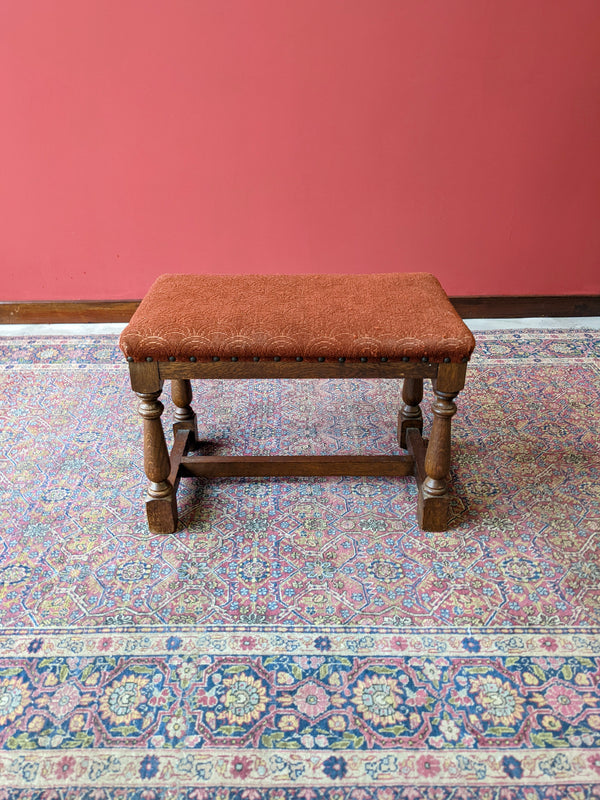 Antique Upholstered Stool / Footstool