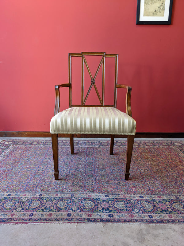 Antique Mahogany Hepplewhite Style Side Chair