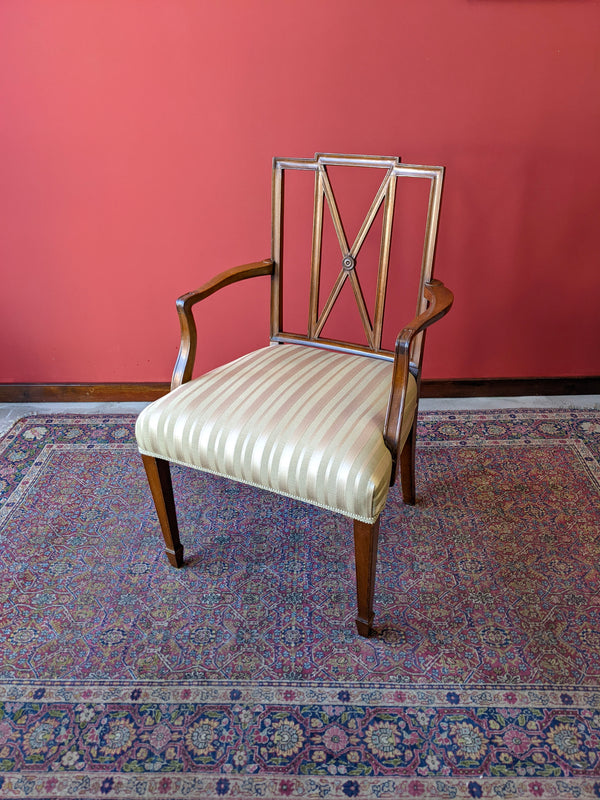 Antique Mahogany Hepplewhite Style Side Chair