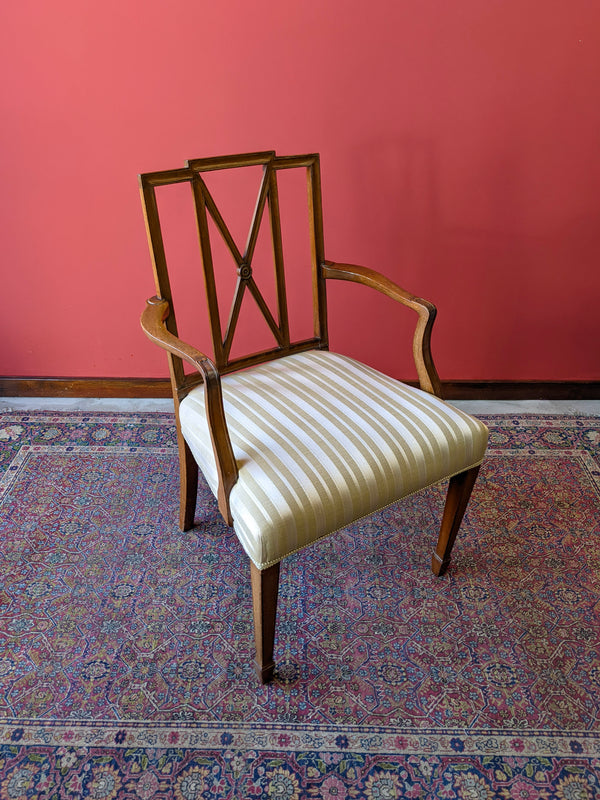 Antique Mahogany Hepplewhite Style Side Chair