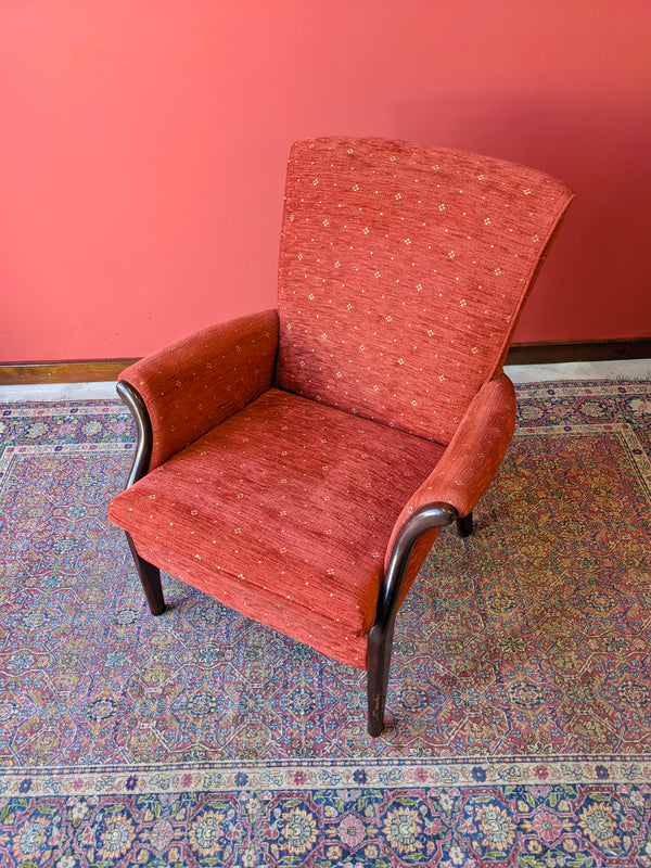 Parker Knoll Mahogany Froxfield Red Side Chair