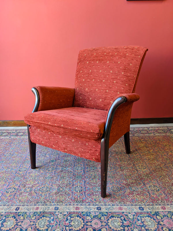 Parker Knoll Mahogany Froxfield Red Side Chair