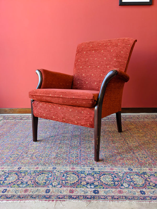 Parker Knoll Mahogany Froxfield Red Side Chair