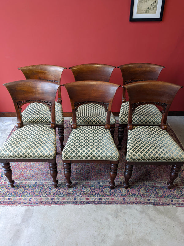 Set of Six Mid 19th Century Mahogany Dining Chairs