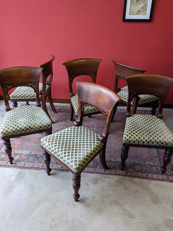 Set of Six Mid 19th Century Mahogany Dining Chairs