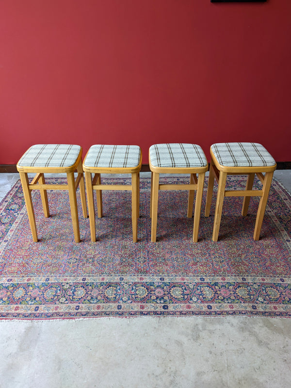 Set of 4 Mid Century Dining Stools