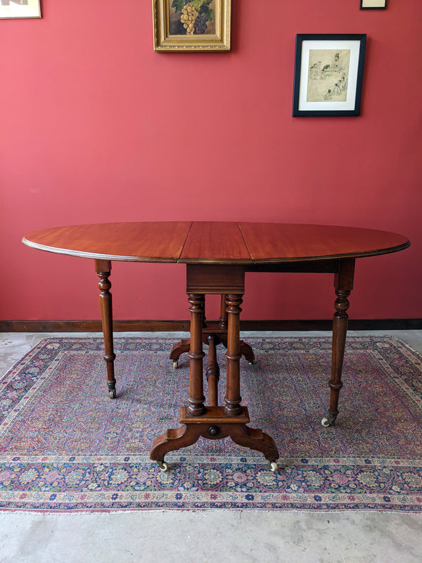 Antique 19th Century Mahogany Gateleg Dining Table