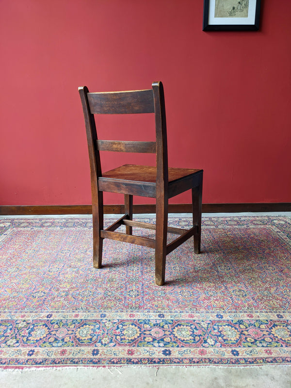 Antique Georgian Oak Country Side Chair