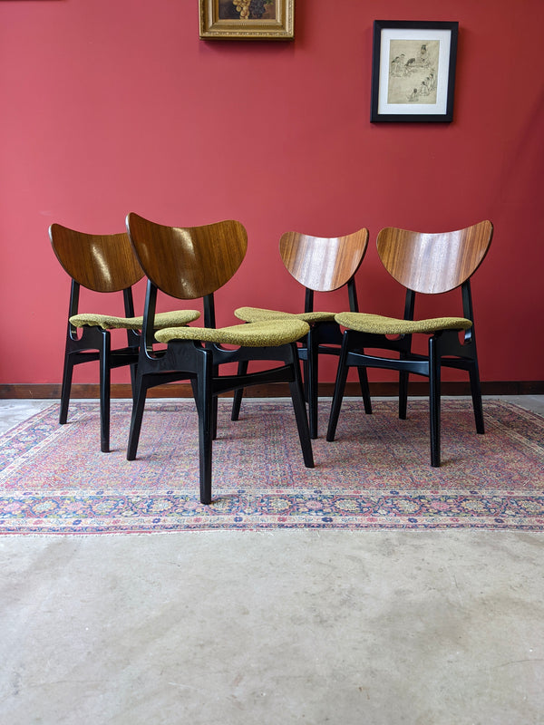 Set of Four Mid Century Early G Plan Dining Chairs