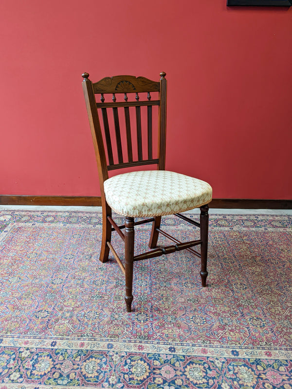 Pair of Victorian Mahogany Side Chairs / Parlour Chairs