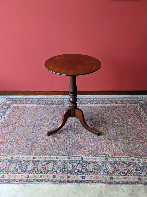 Antique 19th Century Mahogany Oval Tilt Top Table