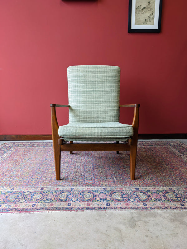 Mid Century Modern Vintage Teak Parker Knoll Armchair