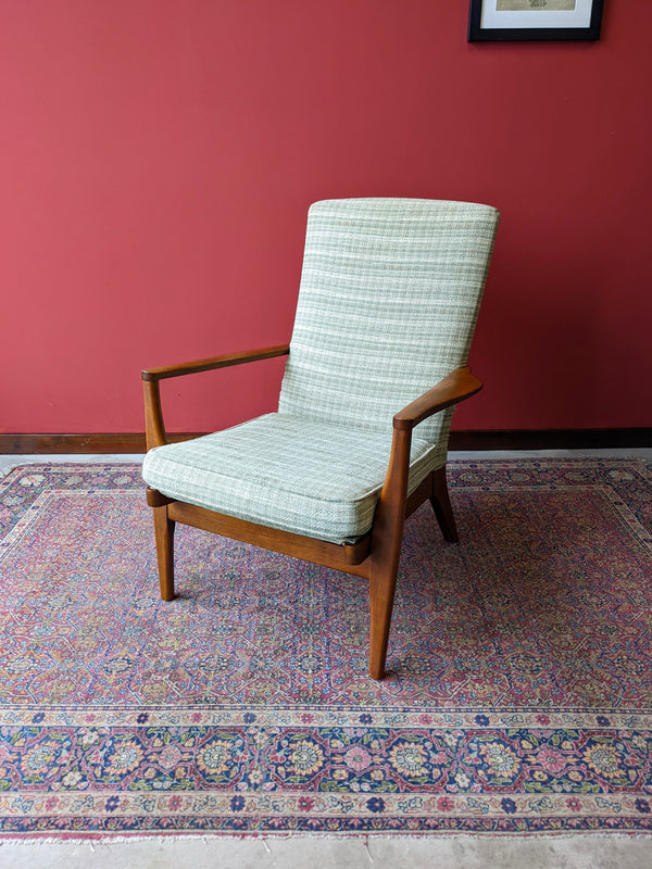 Mid Century Modern Vintage Teak Parker Knoll Armchair