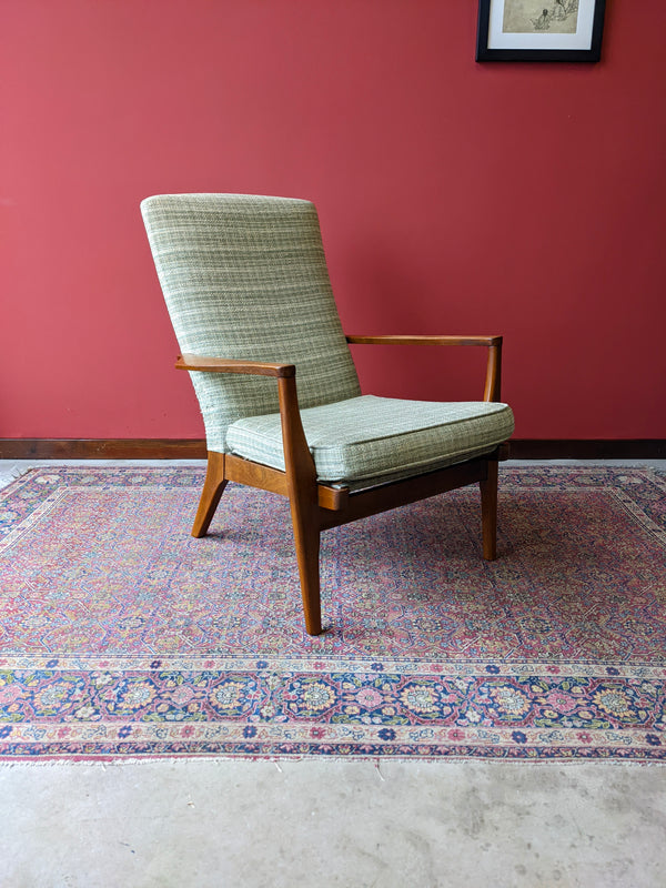 Mid Century Modern Vintage Teak Parker Knoll Armchair