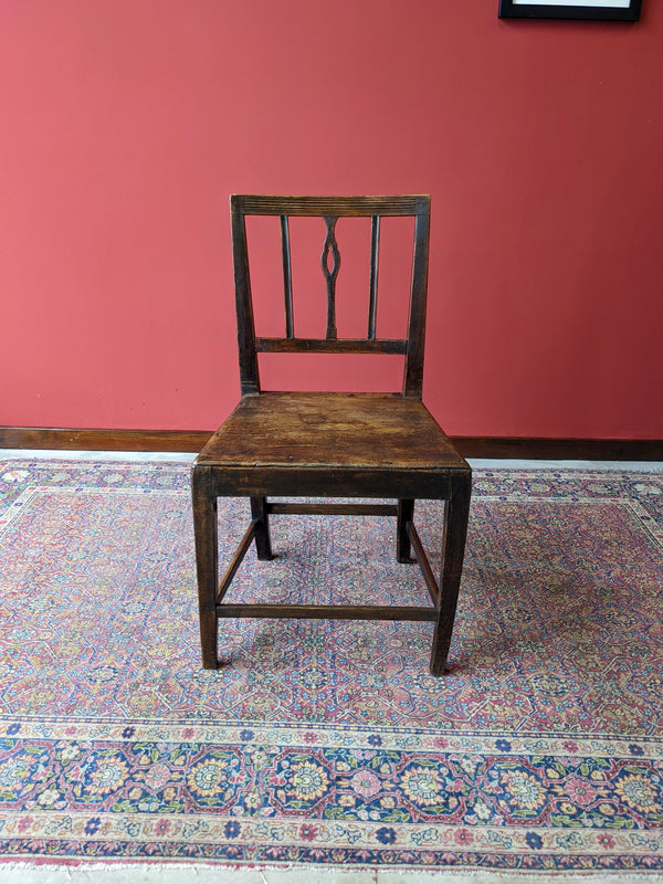 Antique Georgian Oak Side Chair