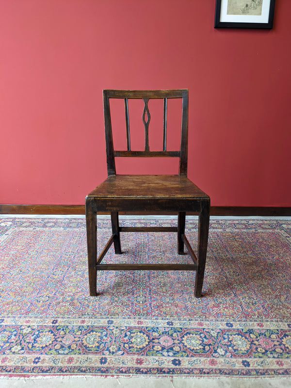 Antique Georgian Oak Side Chair