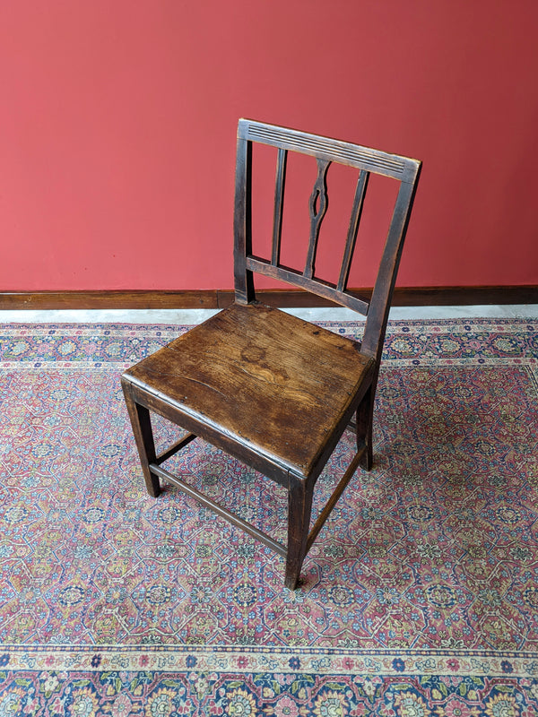 Antique Georgian Oak Side Chair