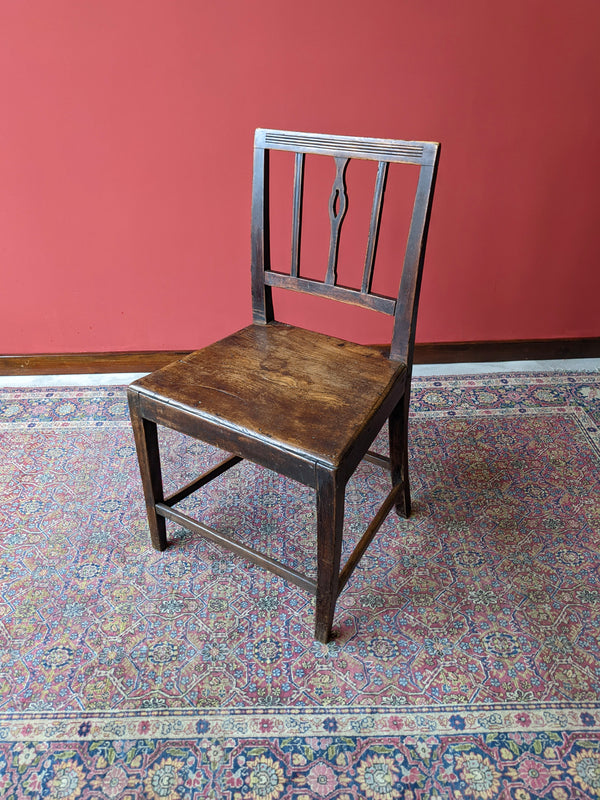 Antique Georgian Oak Side Chair