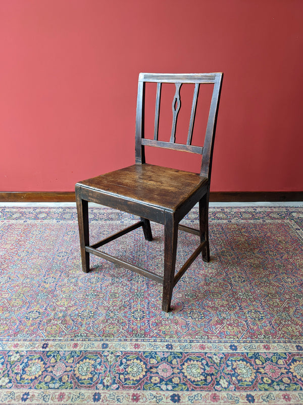 Antique Georgian Oak Side Chair