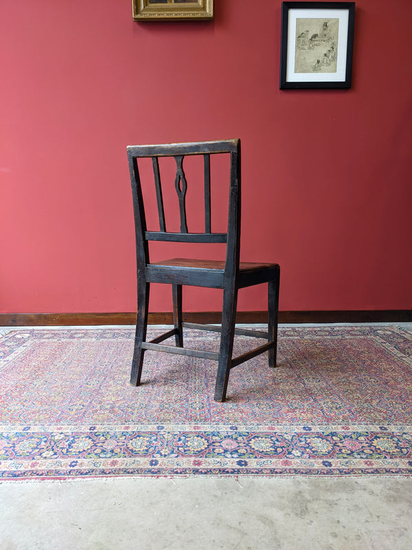 Antique Georgian Oak Side Chair