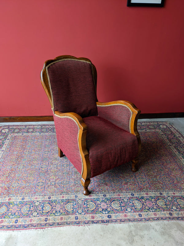 Antique 19th Century French Mahogany Armchair