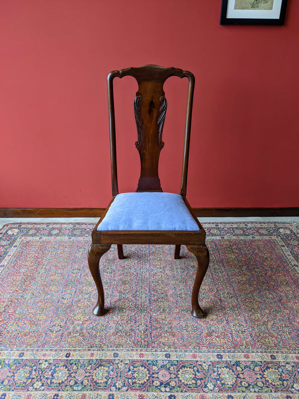 Pair of Antique Victorian Mahogany Side Chairs / Parlour Chairs