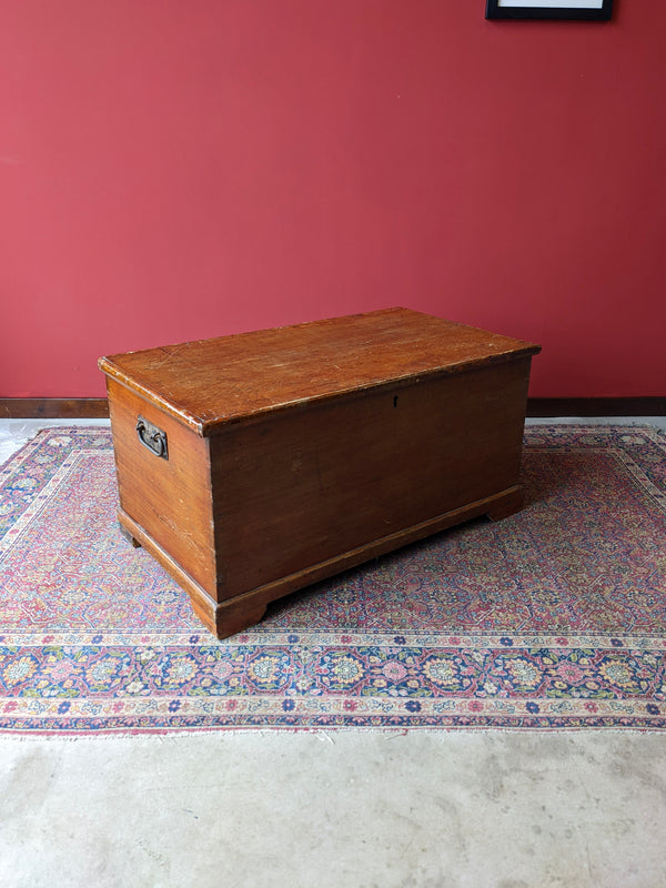 Antique Pine Chest / Coffer / Blanket Box