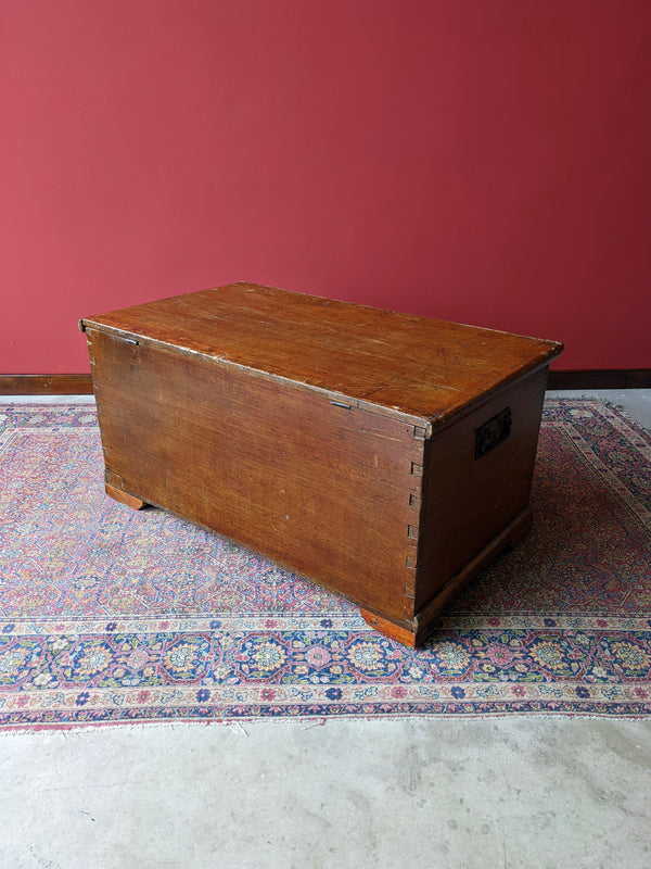 Antique Pine Chest / Coffer / Blanket Box