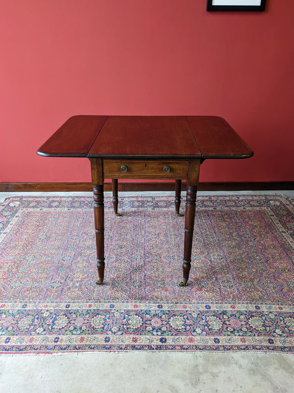 Antique Regency Period Mahogany Pembroke Table Circa 1830