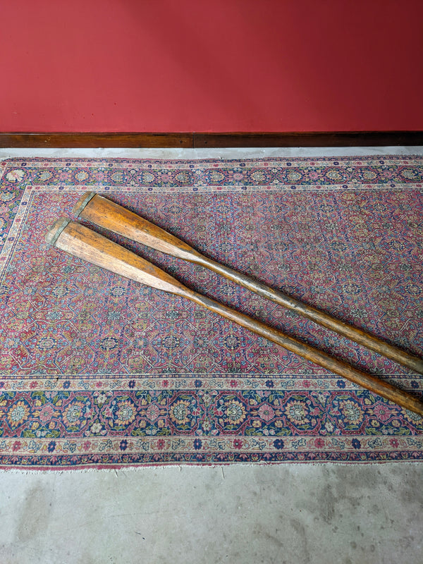 Authentic Antique Pair of Boat Oars