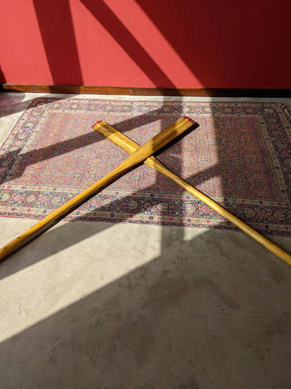 Authentic Used Pair of Vintage Boat Oars by Lahna