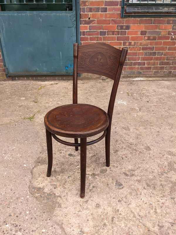 Antique Bentwood Thonet Cafe Chair / Side Chair