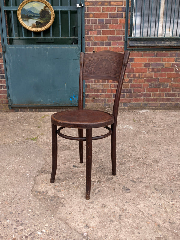 Antique Bentwood Thonet Cafe Chair / Side Chair