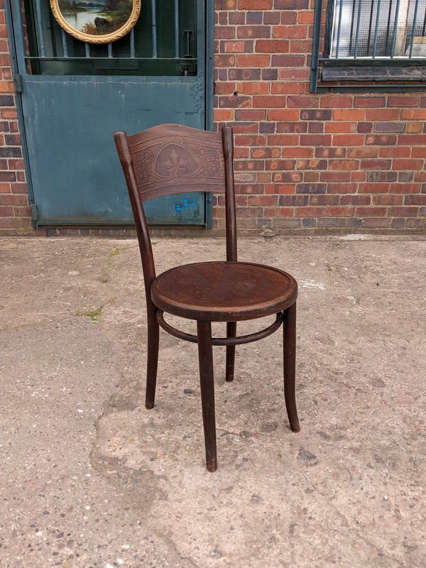 Antique Bentwood Thonet Cafe Chair / Side Chair