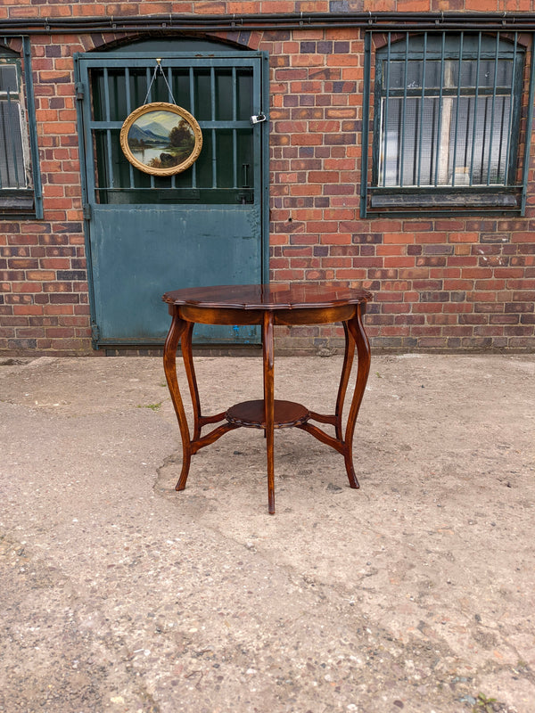 Antique Victorian Mahogany Circular Side Table