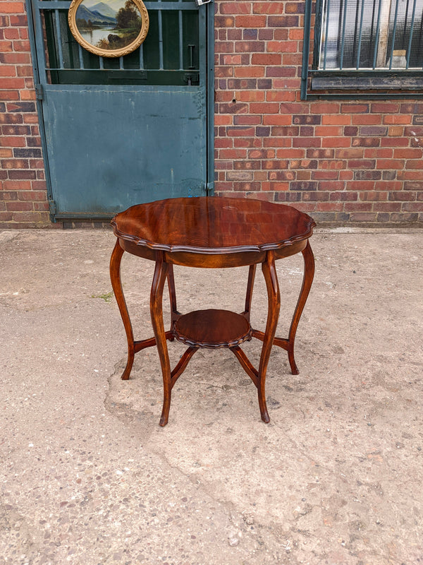 Antique Victorian Mahogany Circular Side Table