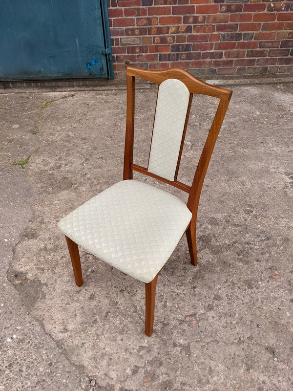 Mid Century Set of 4 Nathan Teak Dining Chairs