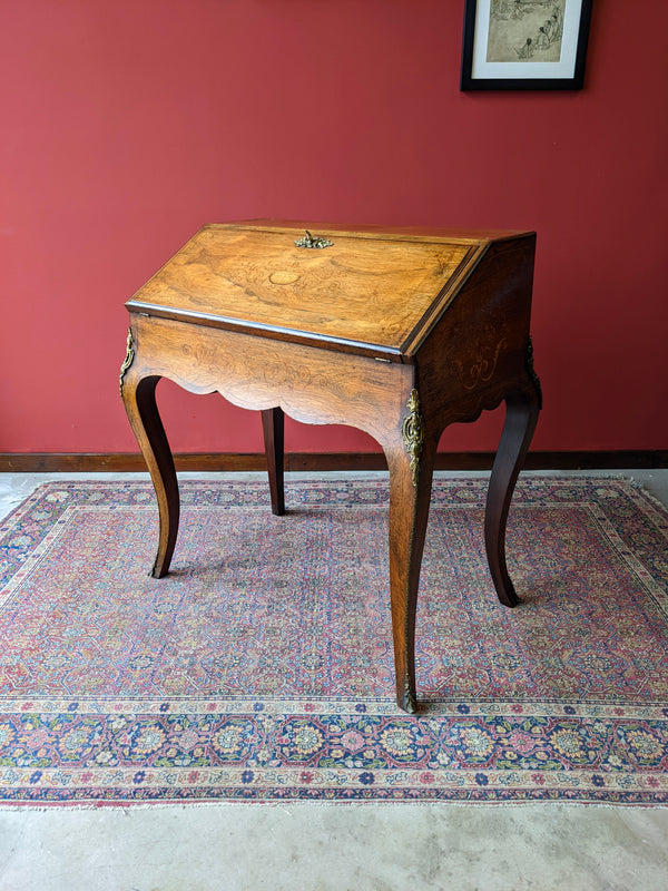 Antique Marquetry Ormolu Mounted Bureau Desk