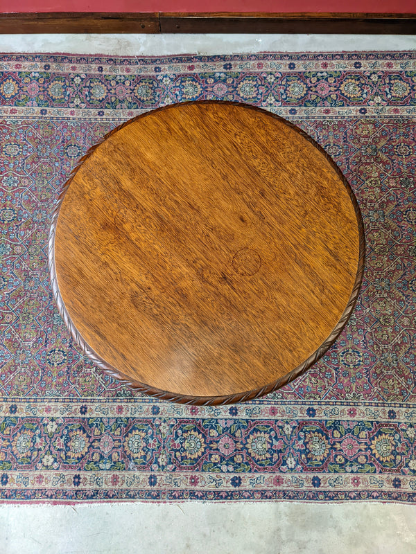 Vintage Circular Ball & Claw Coffee Table