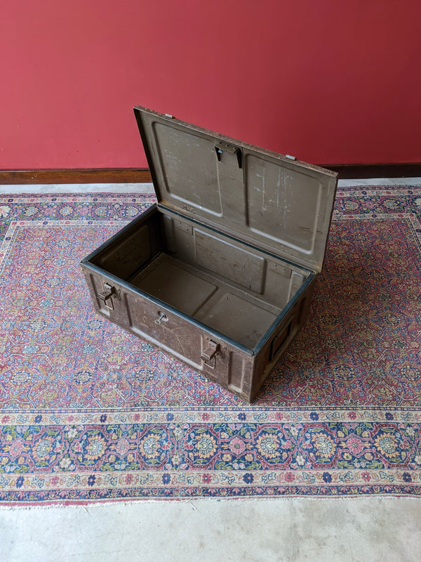 Vintage Military World War 2 Metal Storage Box