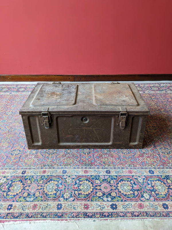 Vintage Military World War 2 Metal Storage Box – Founders Antiques
