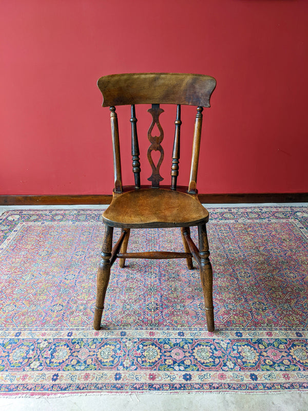 Pair of 19th Century Elm Farmhouse Windsor Chairs