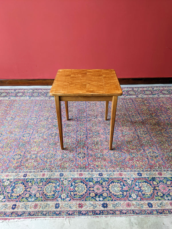 Mid Century Modern Early Gordon Russell BirdsEye Maple Side Table / Small Coffee Table / Bedside Table