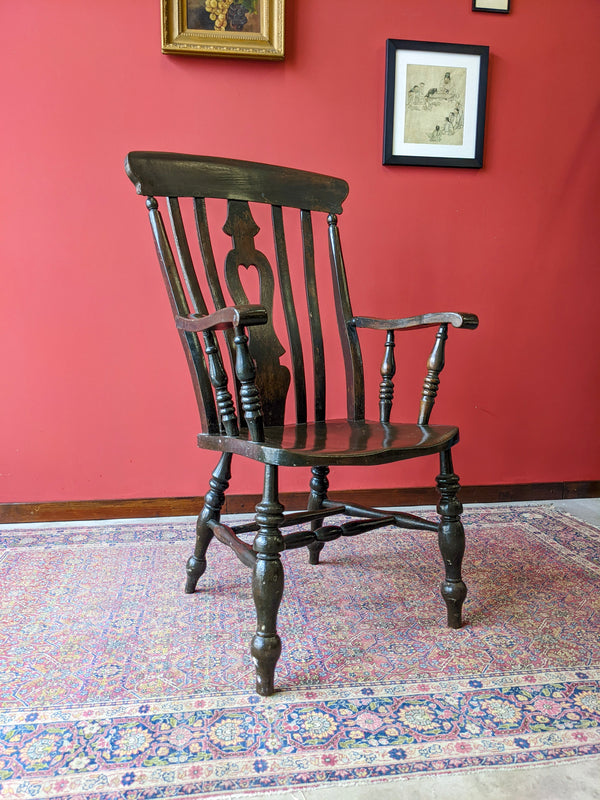 Antique 19th Century Beech Windsor Chair