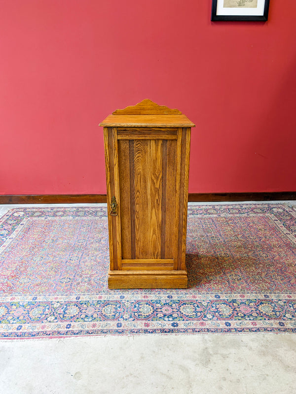 Antique 19th Century Pine Pot Cupboard / Bedside Cabinet