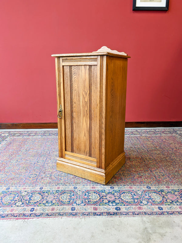 Antique 19th Century Pine Pot Cupboard / Bedside Cabinet