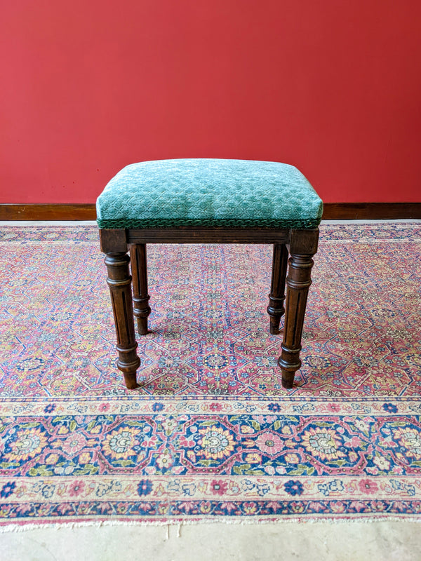 Antique 19th Century Mahogany Stool / Footstool