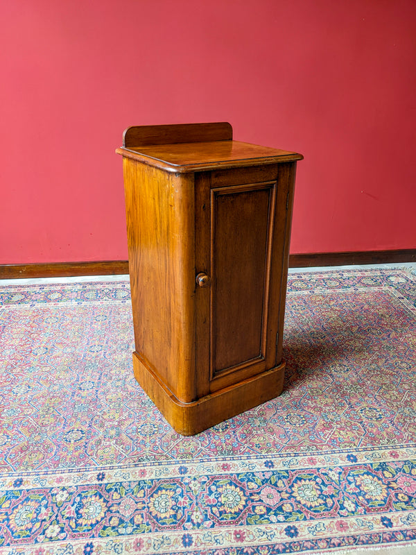 Antique Victorian Mahogany Pot Cupboard / Bedside Cabinet