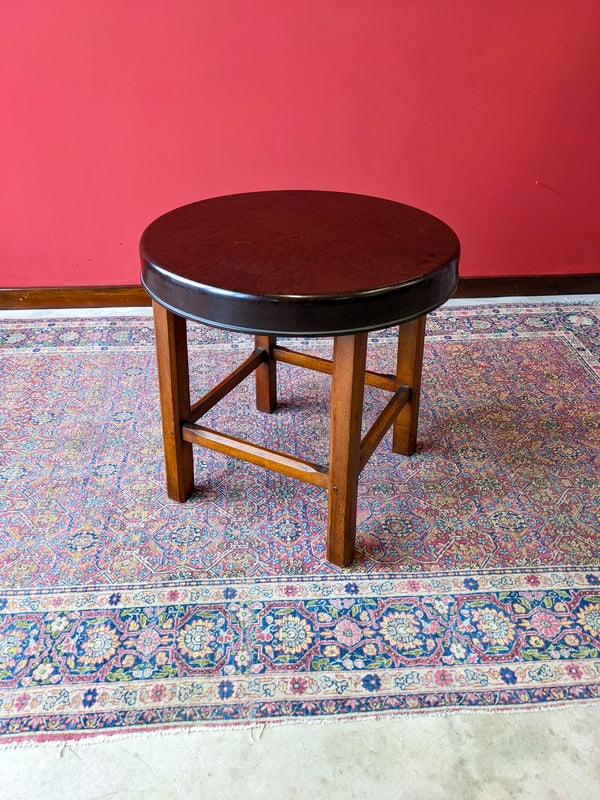 Vintage Bakelite Circular Pub Table / Coffee Table